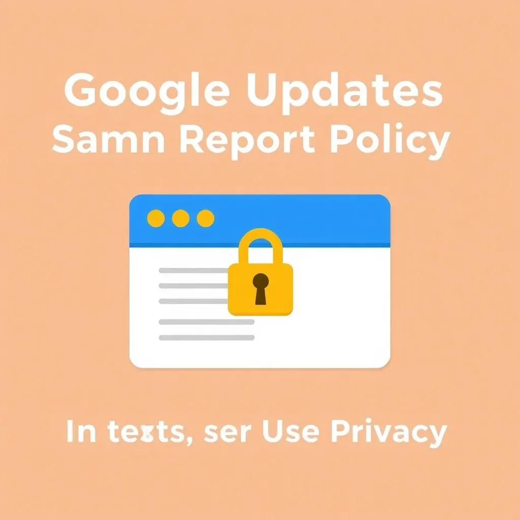 GOOGLE UPDATES SPAM REPORT POLICY TO PROTECT USER PRIVACY