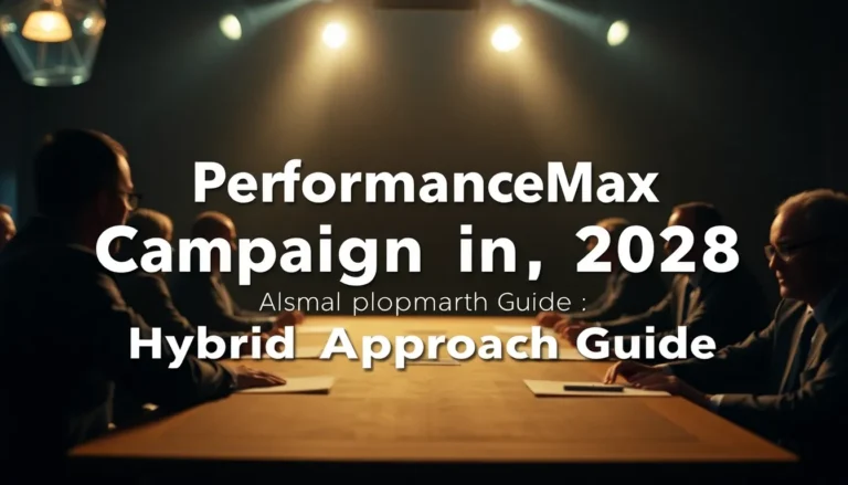 2026 में PERFORMANCE MAX CAMPAIGN रणनीति: हाइब्रिड एप्रोच गाइड