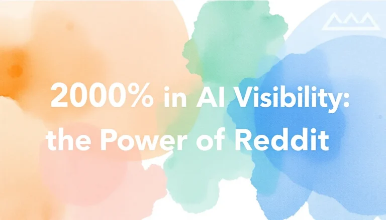 AI दृश्यता में 2000% वृद्धि: REDDIT की शक्ति