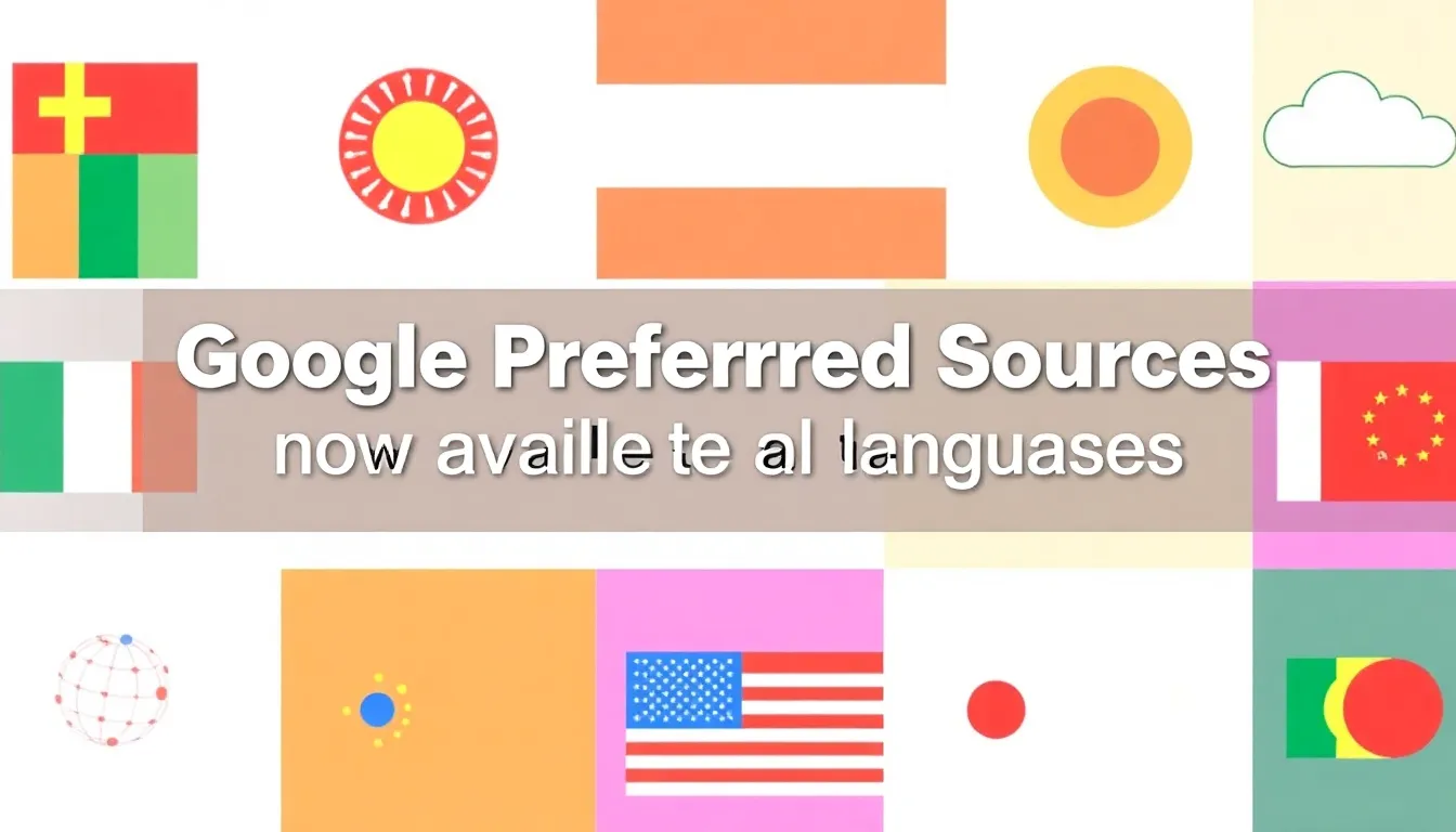 GOOGLE PREFERRED SOURCES अब सभी भाषाओं में उपलब्ध